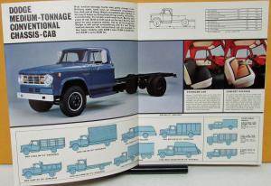 1966 Dodge Truck Med Ton Conventional D400 D500 D600 D700 Sale Brochure Rev 7 65
