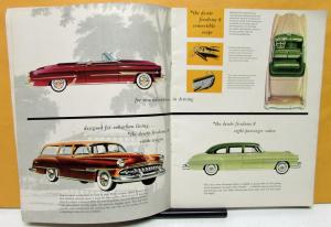 1954 De Soto Canadian Dealer Sales Brochure Firedome V8 Powermaster 6 Rare