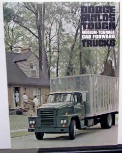 1966 Dodge Med Tonnage Cab Fwd Trucks C500 C600 C700 Color Sales Brochure REV