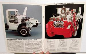 1966 Dodge Med Tonnage Cab Fwd Trucks C500 C600 C700 Color Sales Brochure REV