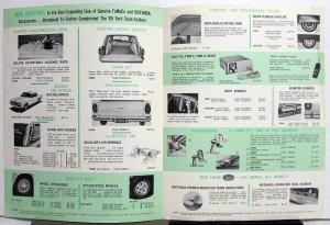 1965 Ford Accessories Sales Brochure Thunderbird Mustang Fairlane Falcon Pickup