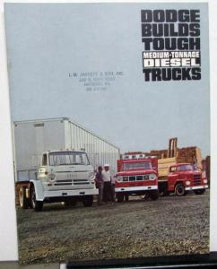 1967 Dodge Truck Medium Tonnage Diesel Models PD PC L Sales Brochure Orig