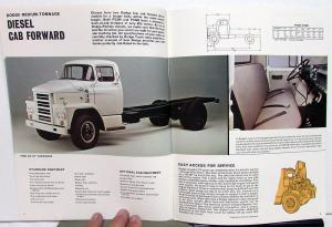 1967 Dodge Truck Medium Tonnage Diesel Models PD PC L Sales Brochure Orig