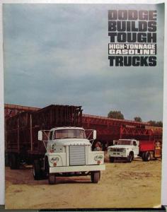 1967 Dodge Truck High Tonnage Gasoline Models D C CT Sales Brochure Orig