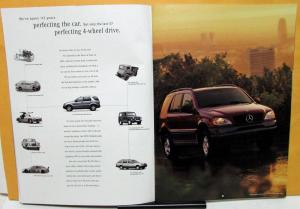 1998 Mercedes-Benz Dealer Prestige Sales Brochure M-Class 4 Wheel Drive SUV