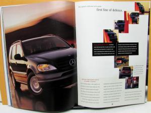 1998 Mercedes-Benz Dealer Prestige Sales Brochure M-Class 4 Wheel Drive SUV