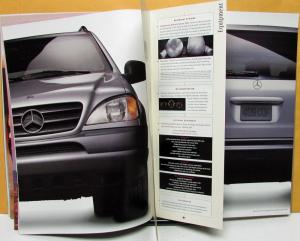 1998 Mercedes-Benz Dealer Prestige Sales Brochure M-Class 4 Wheel Drive SUV