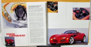 1997 Chrysler Concept Cars Foreign Canadian? Press Kit Media Release French Text