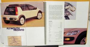 1997 Chrysler Concept Cars Foreign Canadian? Press Kit Media Release French Text