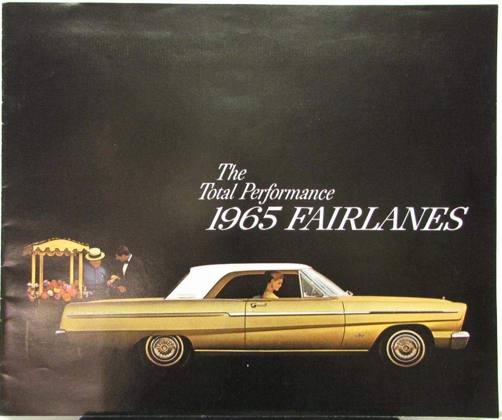 1965 Ford Fairlane Total Performance Sales Brochure
