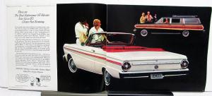1965 Ford Falcon Futura Dealer Brochure Peanuts Characters Charlie Brown Lucy