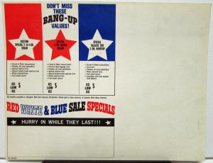 1965 Ford Full Size Post Card Galaxie Ranch Wagon Custom Special