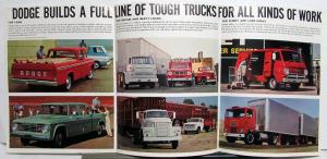 1967 Dodge Truck FULL LINE Sales Folder Poster Original