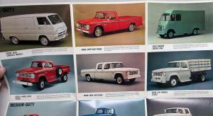 1967 Dodge Truck FULL LINE Sales Folder Poster Original