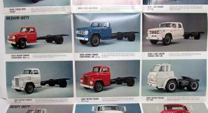 1967 Dodge Truck FULL LINE Sales Folder Poster Original