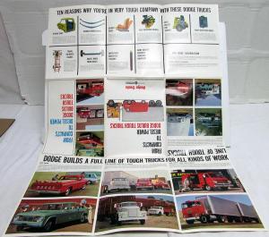 1967 Dodge Truck FULL LINE Sales Folder Poster Original