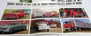 1967 Dodge Truck FULL LINE Sales Folder Poster Original