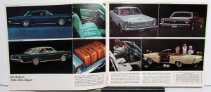 1965 Ford Full Line Sales Brochure Mustang Falcon Fairlane Thunderbird Galaxie