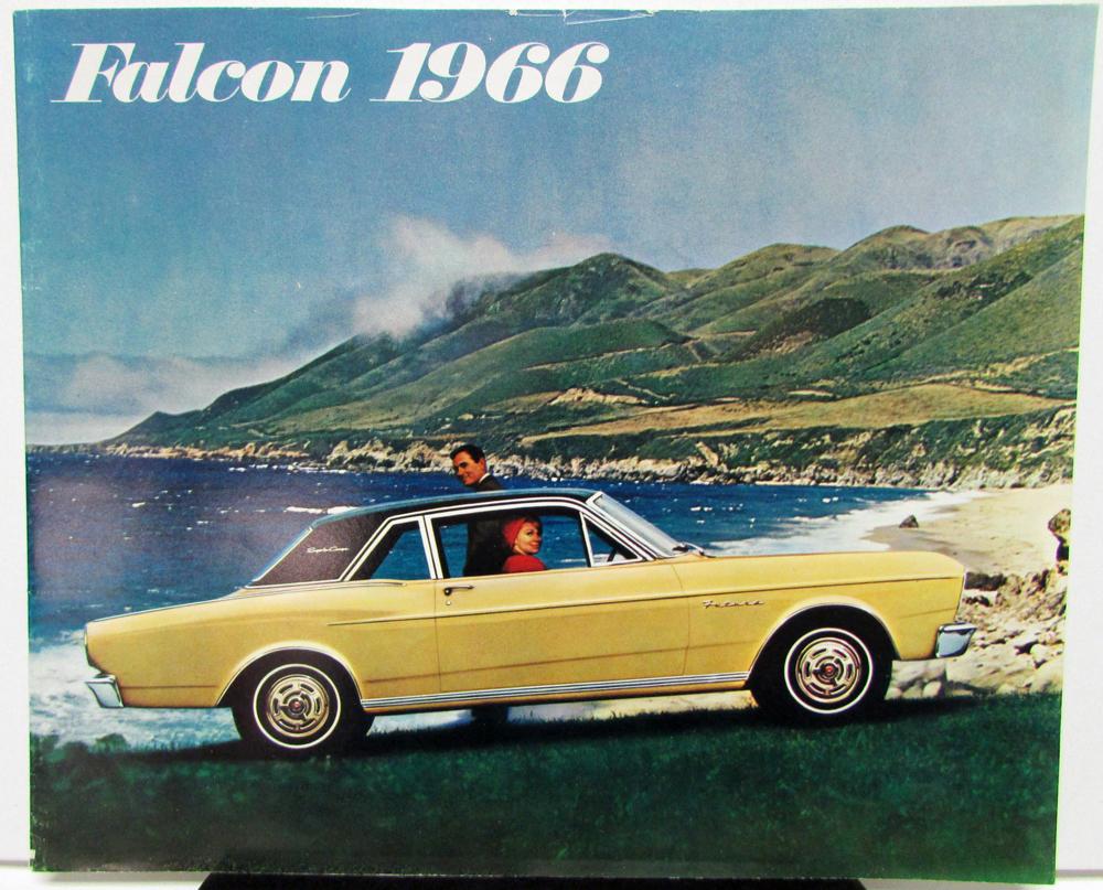 1966 Ford Falcon Sales Brochure Futura Deluxe Club Wagon Rev Jan 66
