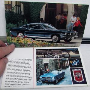 1966 Ford Lincoln Mercury Employee Stockholder Sales Brochure Mustang TBird