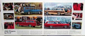 1966 Ford Sales Brochure Full Size Fairlane Falcon Mustang Thunderbird Revised