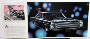 1966 Ford Full Size Sales Brochure Galaxie 500 Custom LTD Revised 1-66