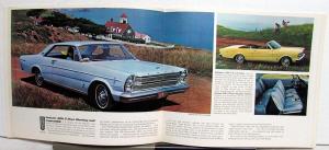 1966 Ford Full Size Sales Brochure Galaxie 500 Custom LTD Revised 1-66