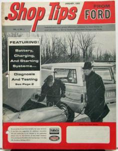 1966 January Ford Shop Tips Vol 4 No 1 Battery Charging and Starting Systems