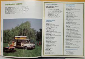 1968 Dodge Trucks Pickup Camper Motor Home Sales Brochure Original