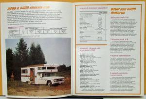 1968 Dodge Trucks Pickup Camper Motor Home Sales Brochure Original