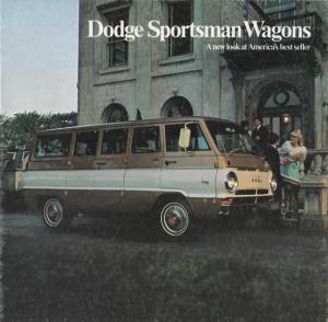 1969 Dodge Sportsman Custom Camper Conversion Wagons Sales Brochure Original 1969 Dodge Sportsman Custom Camper Conversion Wagons Sales Brochure Original