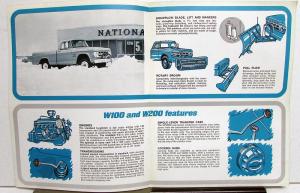 1969 Dodge Truck W100 W200 Truck SNOFITER Sales Folder Data Sheet Original