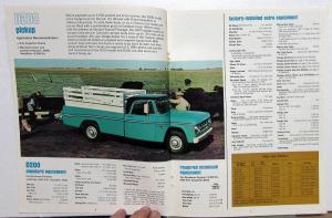 1969 Dodge Farm Trucks Pickup Stake Chassis Cab Sales Brochure Original
