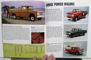 1969 Dodge Light Duty Trucks Full Line Sales Brochure Pickup Van Power Wagons