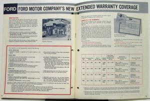 1966 November Ford Shop Tips Vol 5 No 3 New Extended Warranty Coverage and Maint