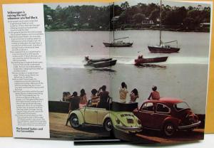 1971 VW 411 Wagon Squareback Type 3 Bus Campmobile Ghia Beetle Sales Brochure