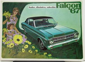 1967 Ford Falcon Sales Brochure Furtura Sports Club Coupes Sedan Wagon Spanish
