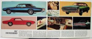 1967 Ford Full Line Brochure Mustang Falcon Fairlane Full Size Thunderbird Rev