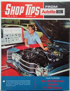 1967 October Ford Shop Tips Vol 6 No 2 New Idle Adjustment Proc for 68 Engines