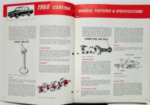 1968 February Ford Shop Tips Vol 6 No 6 Promotes British Import Cortina