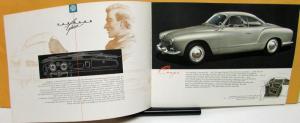 1960 Volkswagen Dealer Sales Brochure VW Karmann Ghia Cabriolet Convertible