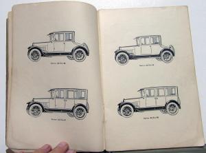 1922 Buick Six Cylinder Series Owners Manual Reference Book Original Care & Op