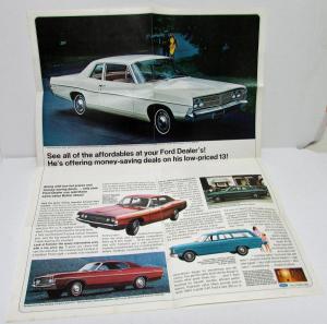 1968 Ford If You Think Car Prices are Up Too High Sales Folder Mailer