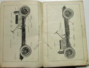 1924 Buick Six Cylinder Series Owners Manual Reference Book Original