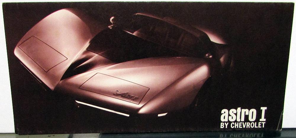 1967 Chevrolet Astro I Concept Car Brochure Auto Show Handout Chevy GM Dealer