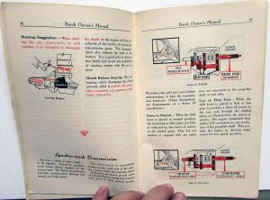 1947 Buick Series 40 Special 50 Super 70 Roadmaster Owners Manual Orig W/Letter