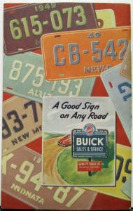 1949 Buick Series 40 Special Owners Manual Guide Original