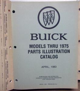 1968 1969 1970 1971 1972 1975 Buick Dealer Parts Book Manual GS Riviera