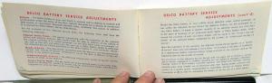 1964 Buick Owners Protection Plan Booklet Service Warranty Original