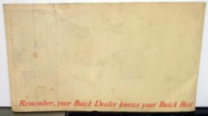 1964 Buick Owners Protection Plan Booklet Service Warranty Original